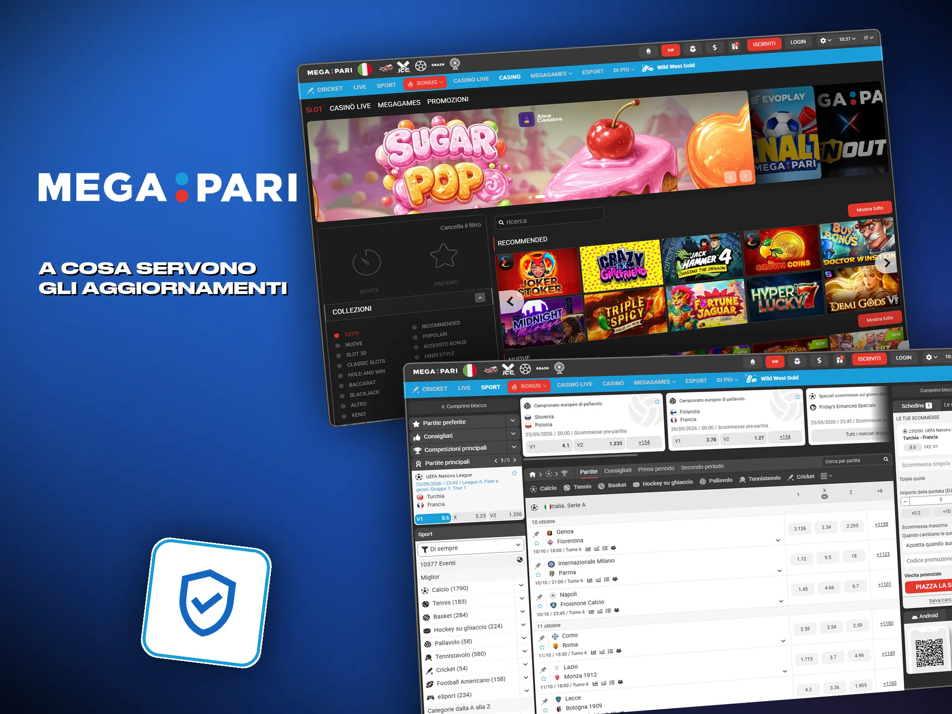 L'aggiornamento dell'app migliora sicurezza e tempi di caricamento