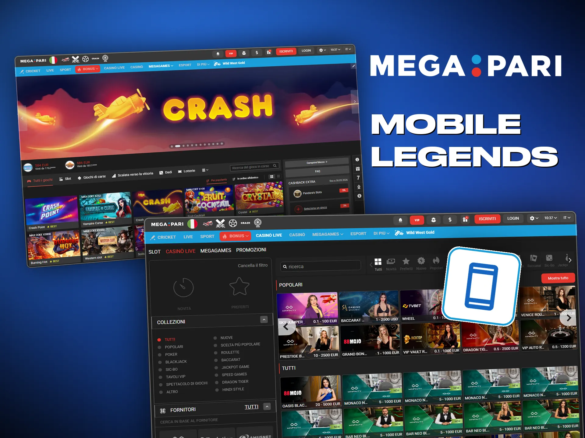 Gli eventi di Mobile Legends, come MPL e la serie M, sono aperti su Megapari