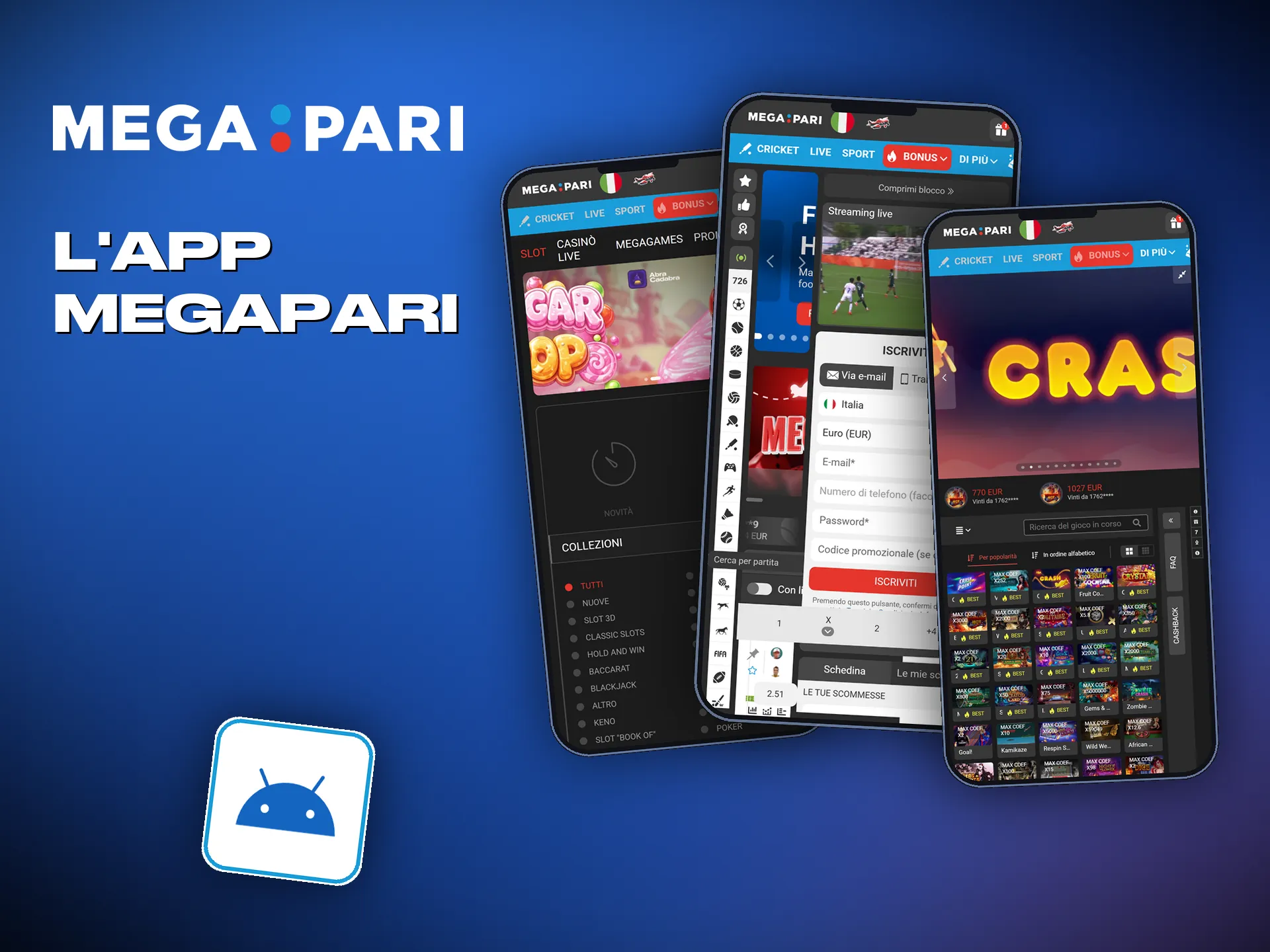Scaricare l'APK dal sito ufficiale e installare l'app su Android