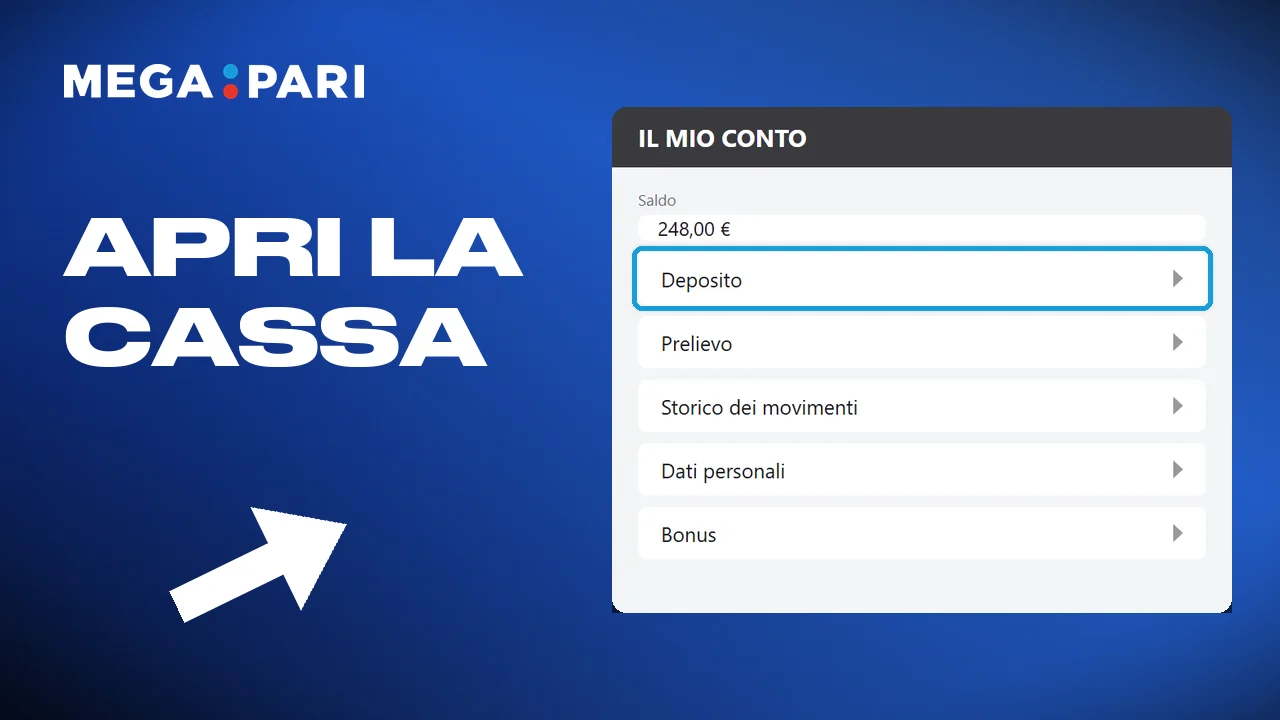 Aprire la cassa dopo l'accesso