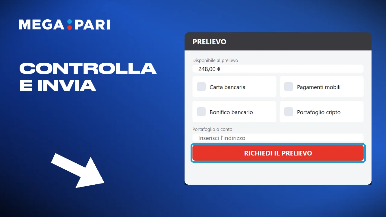 Ricontrollare tutto e aspettare il prelievo