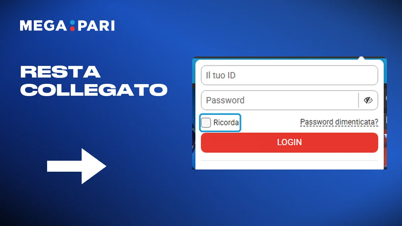 Scegliere fra accesso normale e accesso ricordato