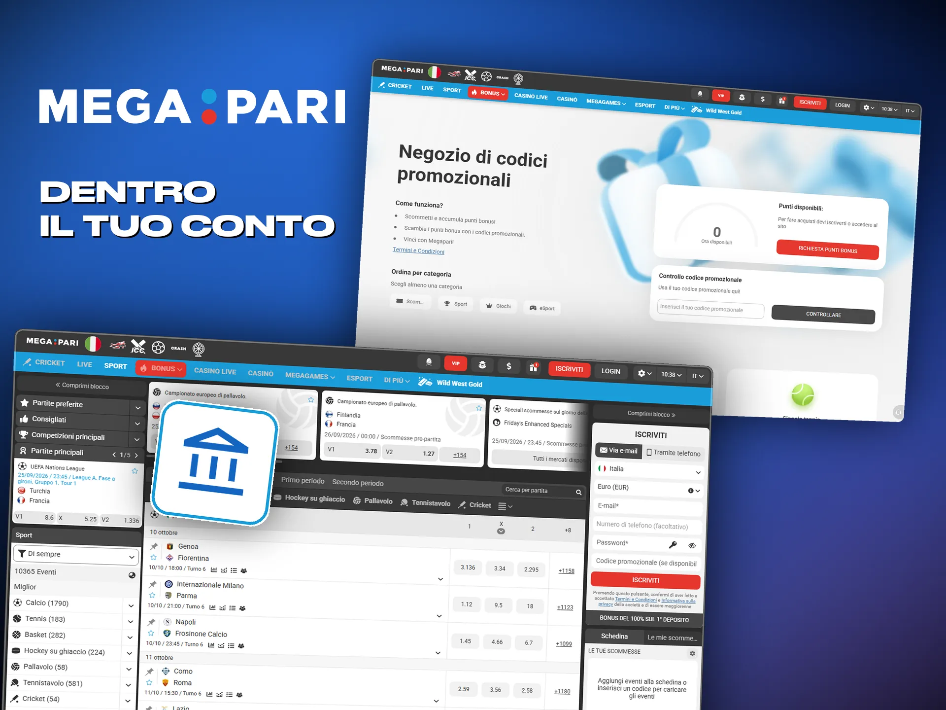 Ogni giocata e ogni operazione si vedono sul conto